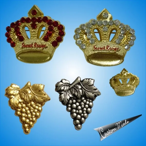 Brooch Pin with Rhinestones