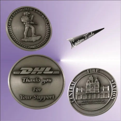 3D pewter , antique finishing