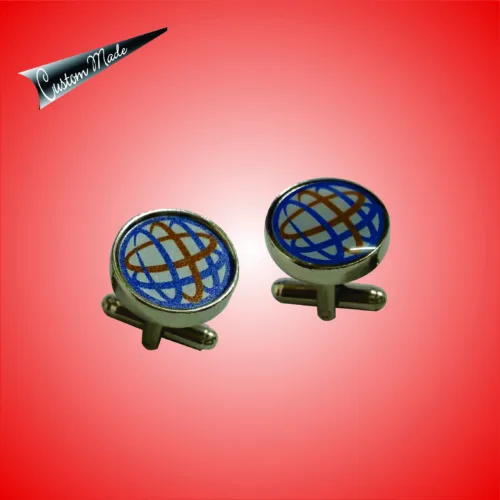 Cufflink - Printed Logo with Epoxy (3mm)