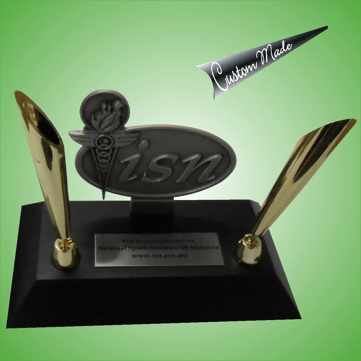 Pen Holder | Desktop Souvenir | Custom Made Pewter Motif