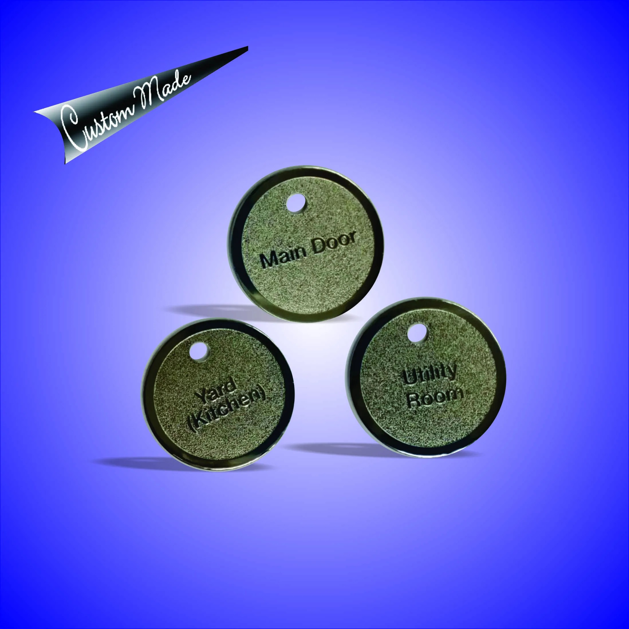Round Shape Name Plate