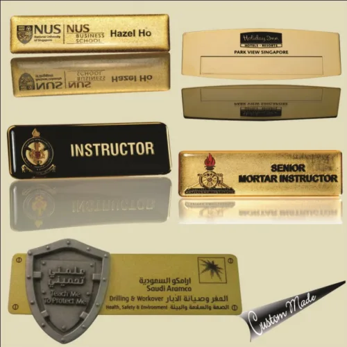 Gold Plated Name Tag