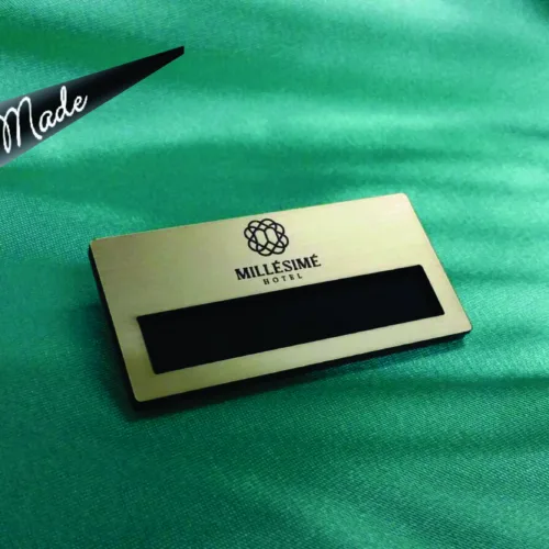 Slot In Name Tag