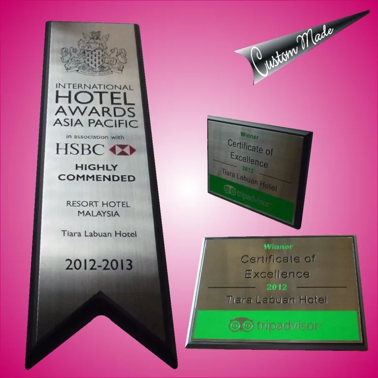 Plaque - Certificate Signage