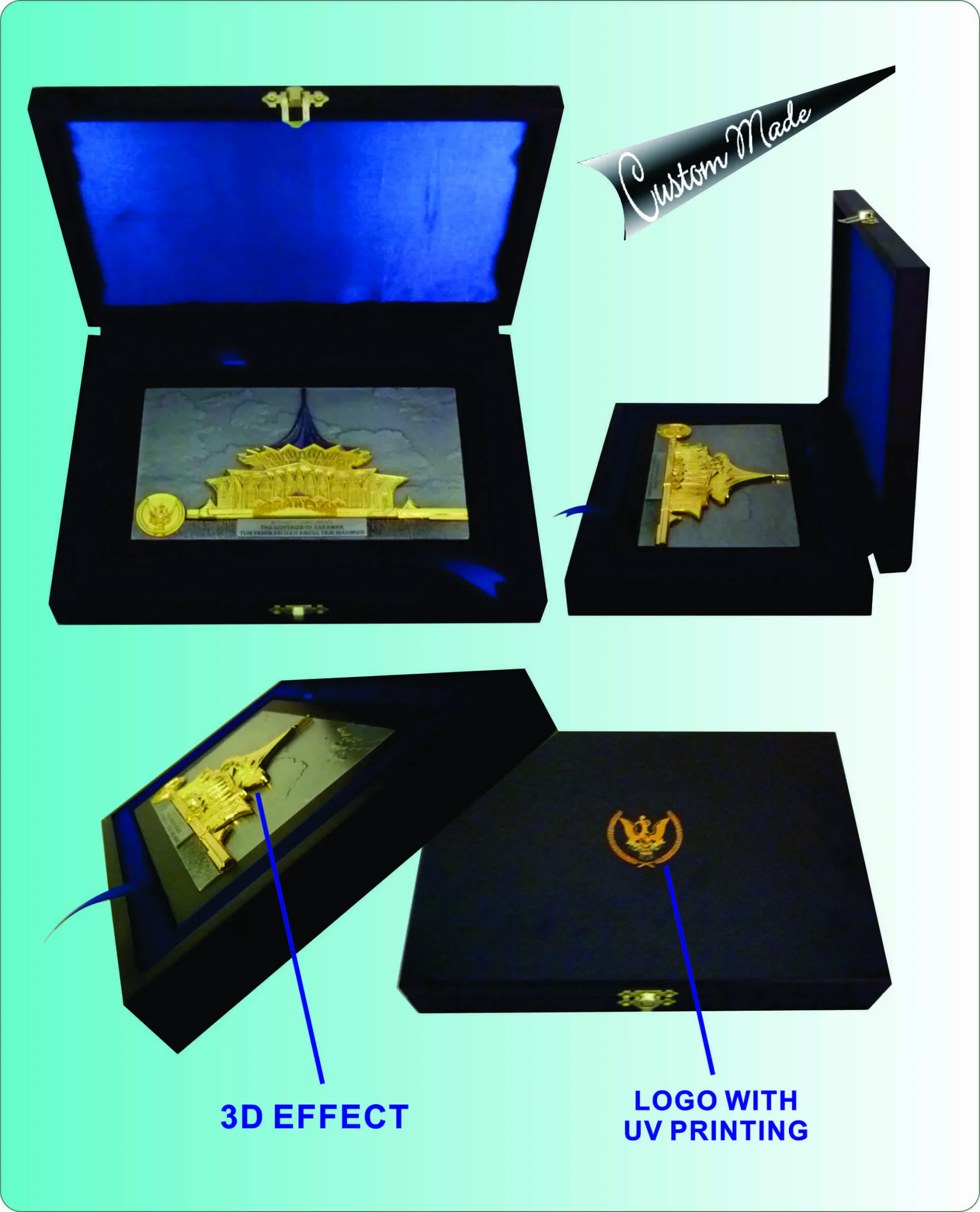 Plaque - Exclusive 3D effect pewter plaque