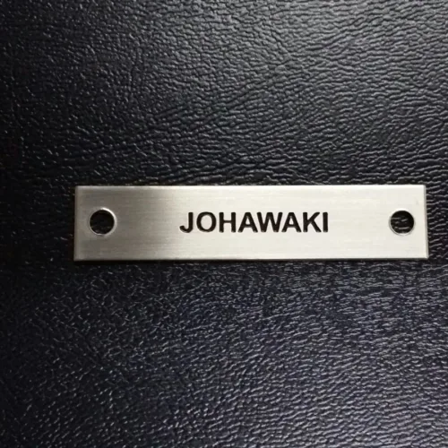 Metal Etching Tudong Label / Tag With Enamel Color Fill