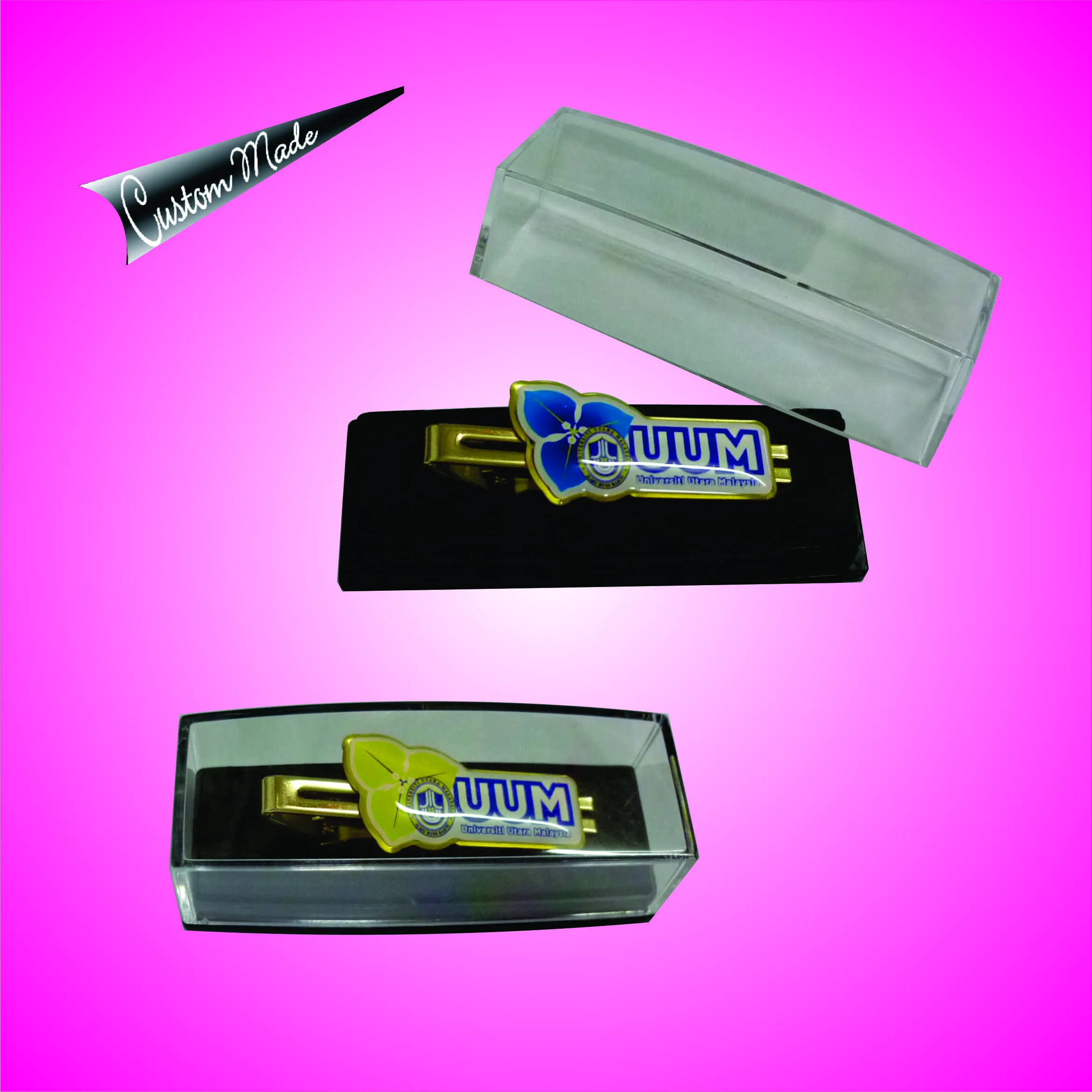 Tie Clip - Full Colour Print Effect
